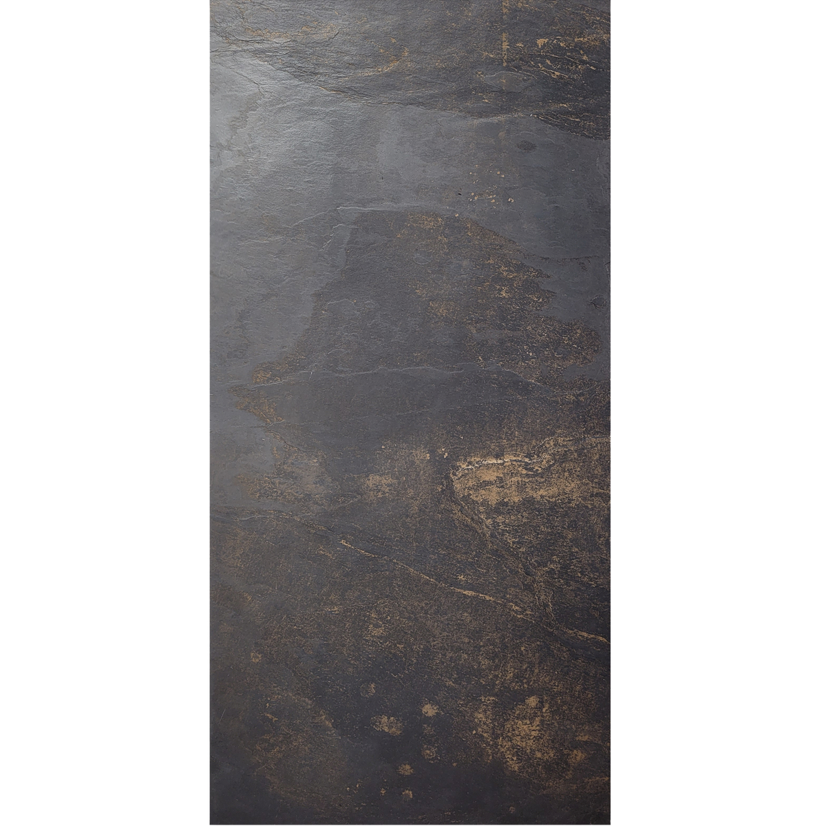 Pizarra negra dorada