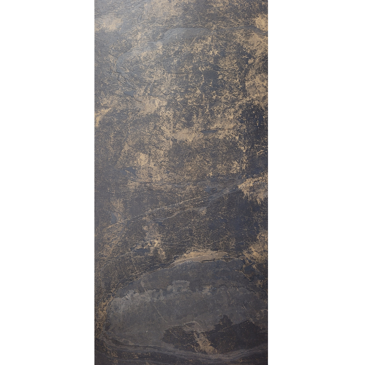 Pizarra negra dorada
